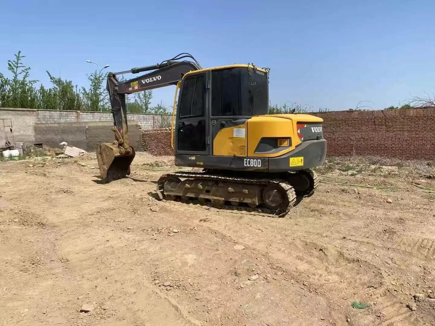 Used Volvo EC80D Excavator for Sale detail view