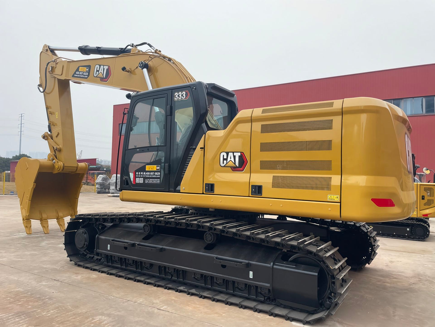 New Caterpillar 333 Excavator for Sale rear side view
