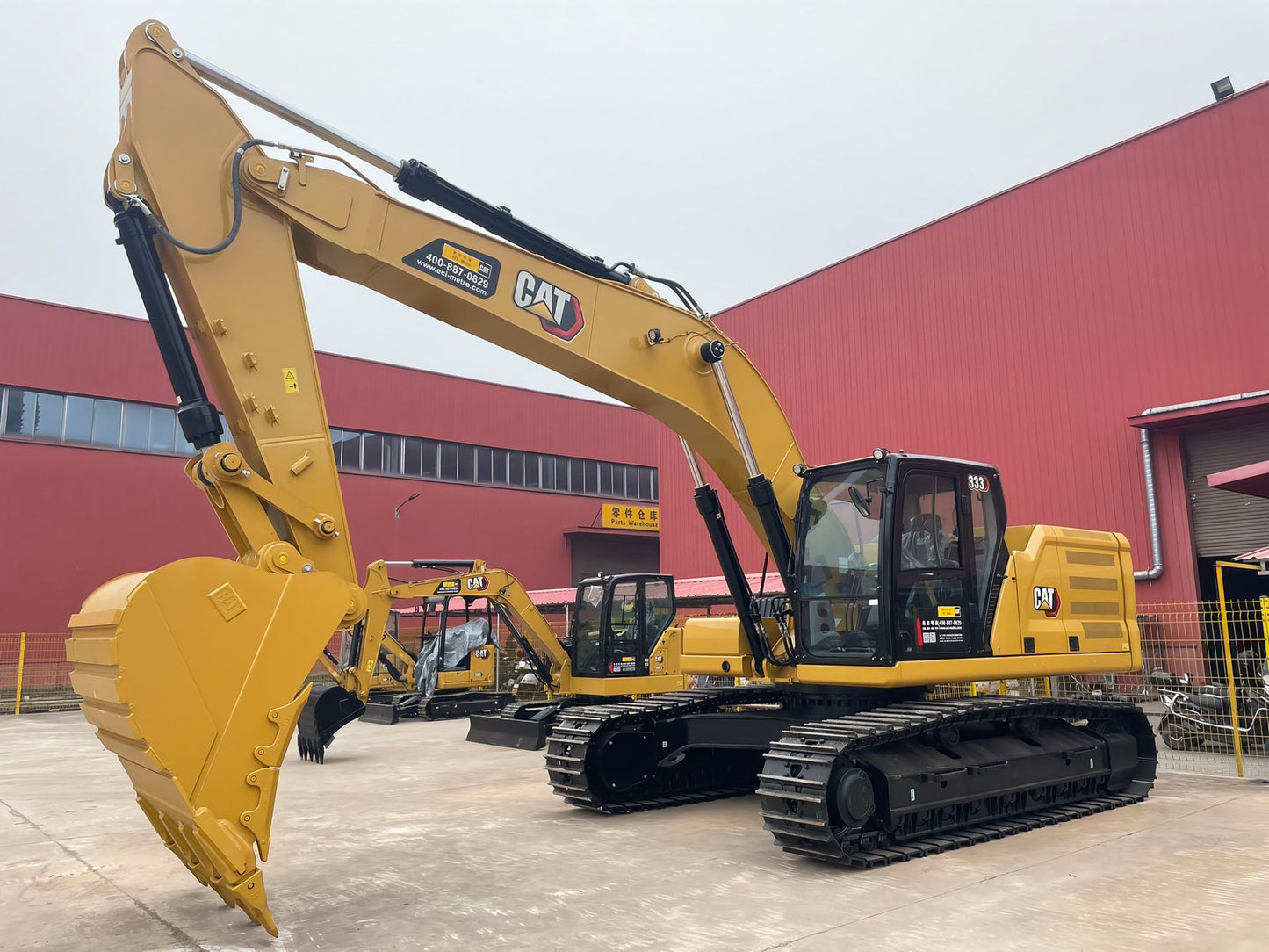 New Caterpillar 333 Excavator for Sale front view