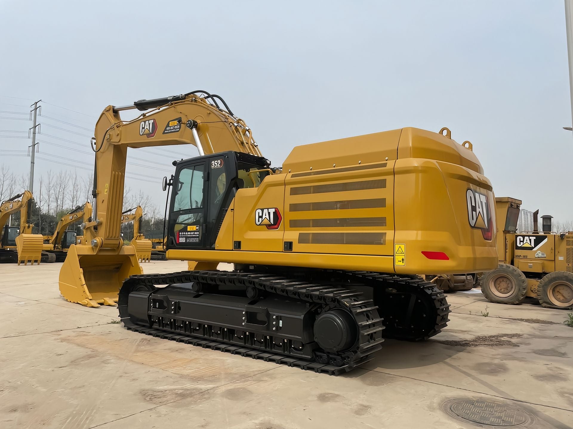 New Caterpillar 352 Excavator for Sale rear side view