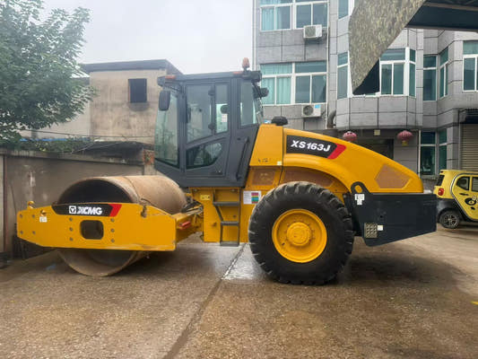 Used XCMG XS163J Road Roller for Sale rear side view
