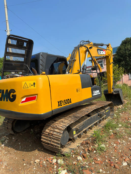 Used XCMG XE150DA Excavator for Sale rear side view