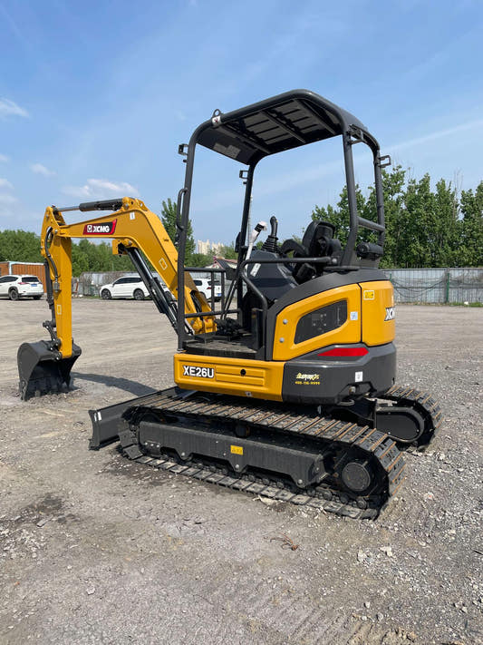 Used XCMG XE26U Excavator for Sale rear side view