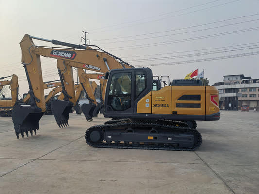 Used XCMG XE215GA Excavator for Sale rear side view