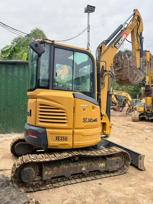 Used XCMG XE35U Excavator for Sale rear side view