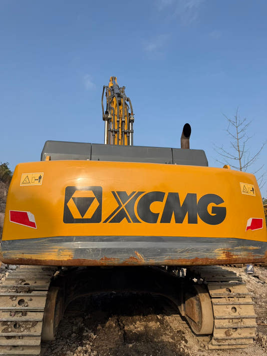 Used XCMG XE580DK Excavator for Sale rear side view