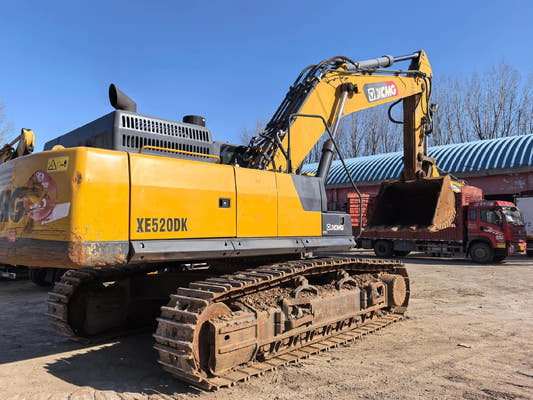 Used XCMG XE520DK Excavator for Sale rear side view