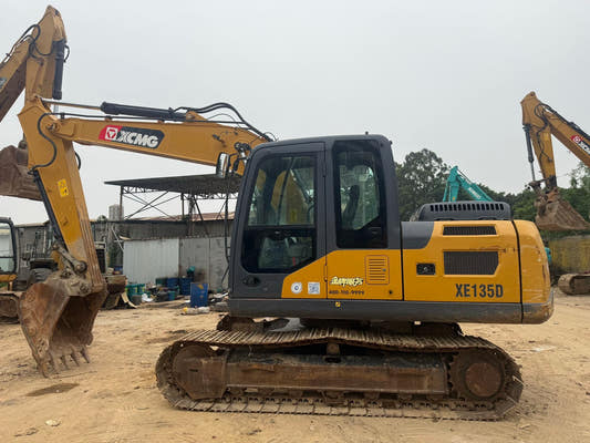 Used XCMG XE135D Excavator for Sale rear side view