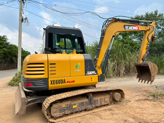 Used XCMG XE60DA Excavator for Sale - Alternative Stock rear side view