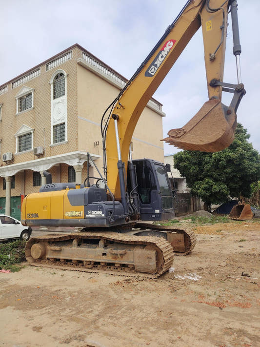 Used XCMG XE200DA Excavator for Sale rear side view