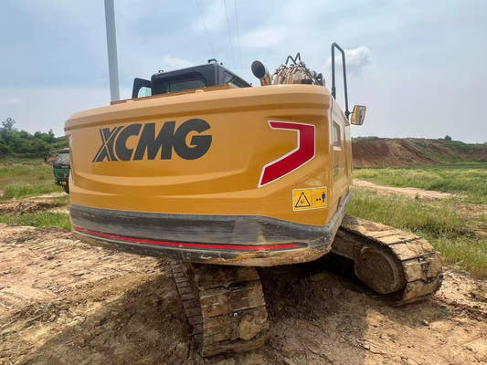 Used XCMG XE155G Excavator for Sale rear side view
