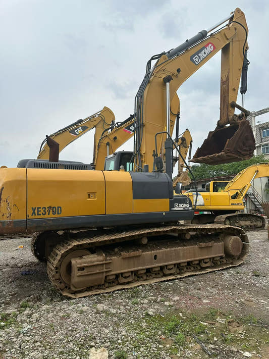 Used XCMG XE370D Excavator for Sale rear side view