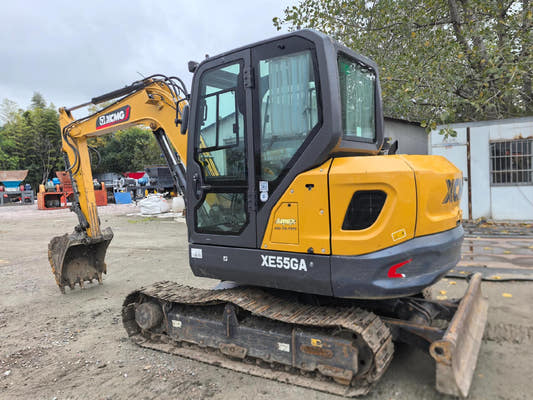 Used XCMG XE55GA Excavator for Sale rear side view