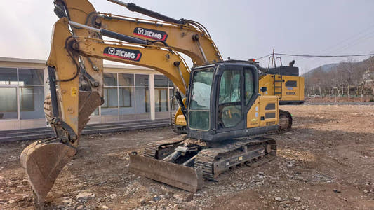 Used XCMG XE105GA Excavator for Sale rear side view