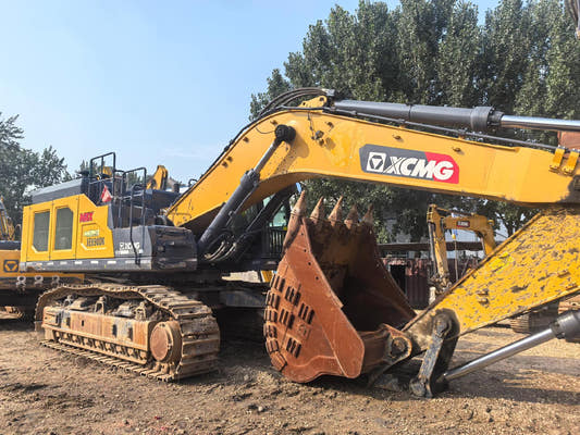Used XCMG XE690DK Excavator for Sale rear side view