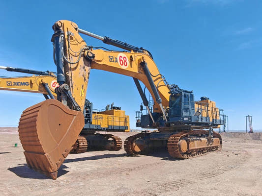 Used XCMG XE1250 Excavator for Sale rear side view