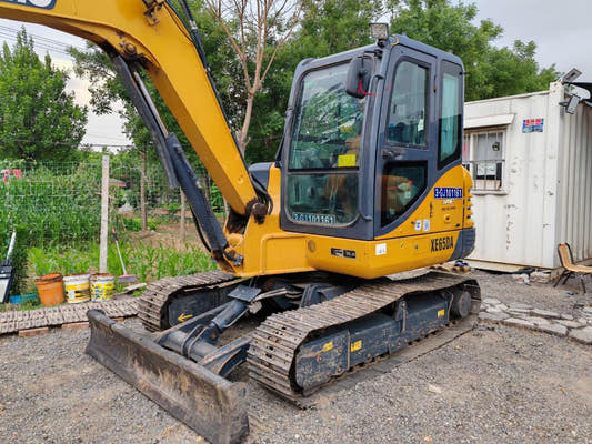 Used XCMG XE65DA Excavator for Sale rear side view