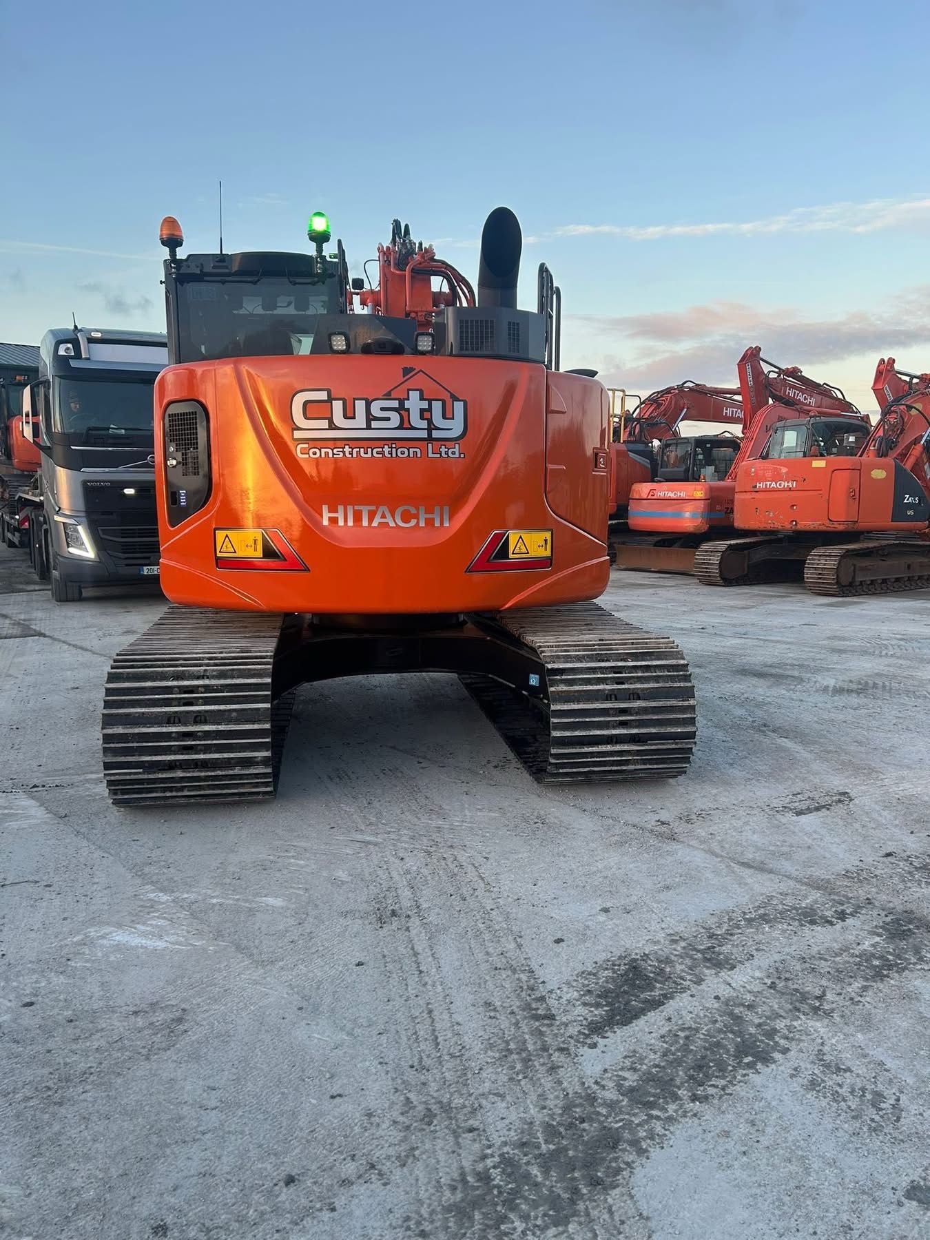 Used Hitachi ZX135 Excavator for Sale front view
