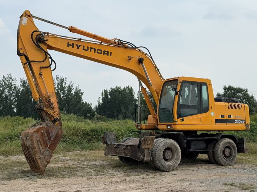 Used HYUNDAI R210W-7 Wheel Excavator for Sale | HYUNDAI R210W-7 Price detail photo 3