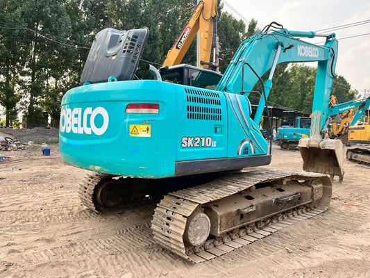 Used Kobelco SK210-8 Excavator for Sale rear side view