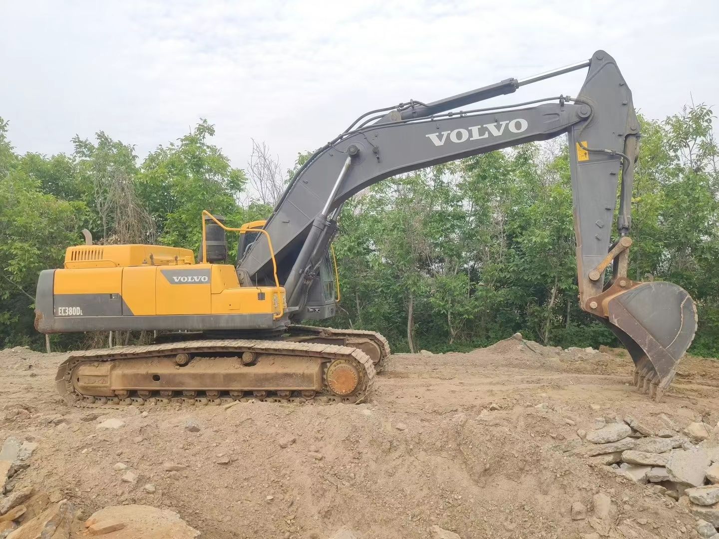 Used Volvo EC380DL Excavator for Sale front view
