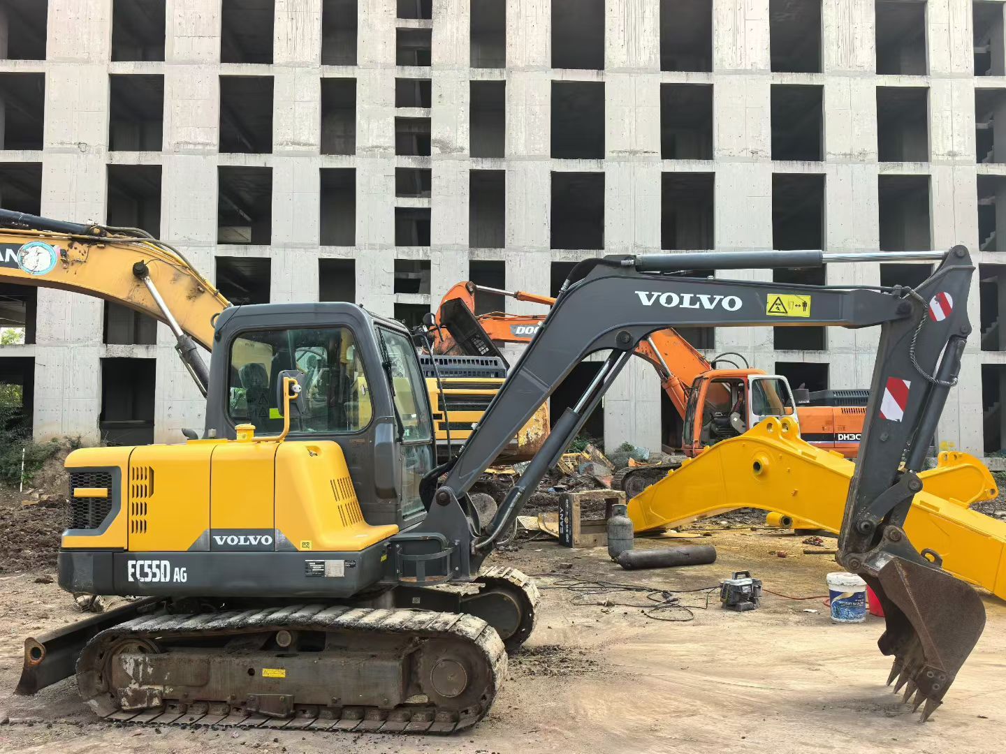 Used Volvo EC55D Excavator for Sale detail view