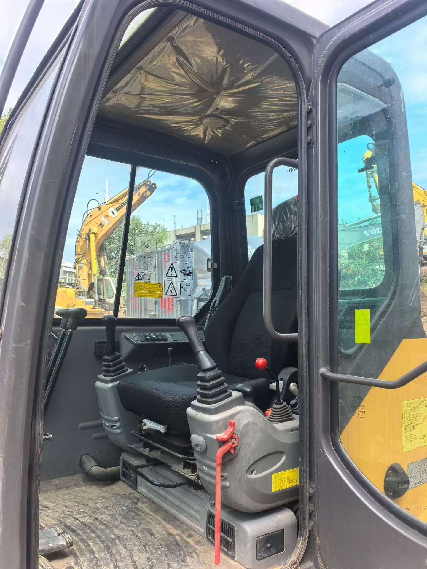 Used Volvo EC55D Excavator for Sale rear side view