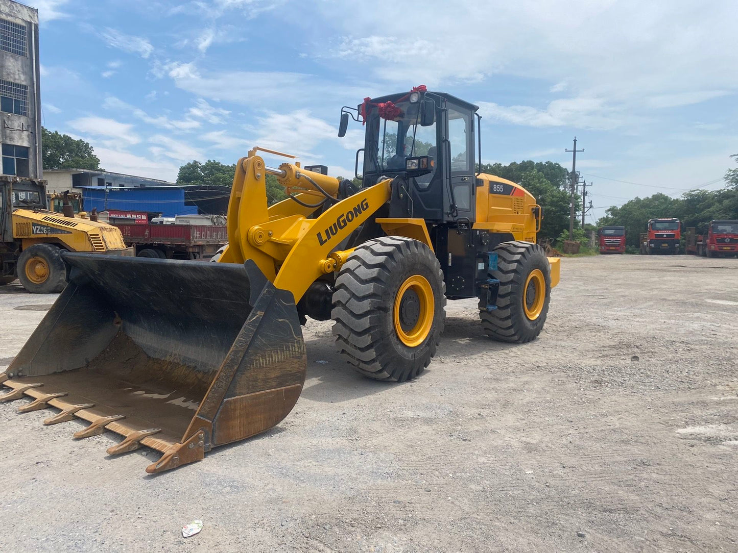 Used Liugong LG855 Wheel Loader for Sale front view