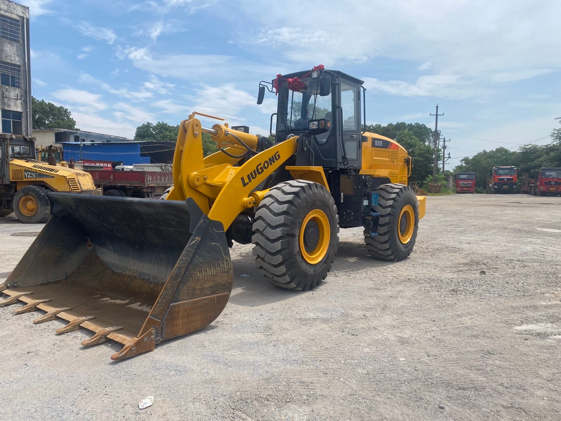 Used Liugong LG855 Wheel Loader for Sale front view