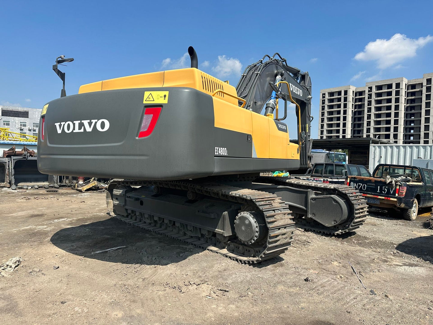Used Volvo EC480DL Excavator for Sale front view