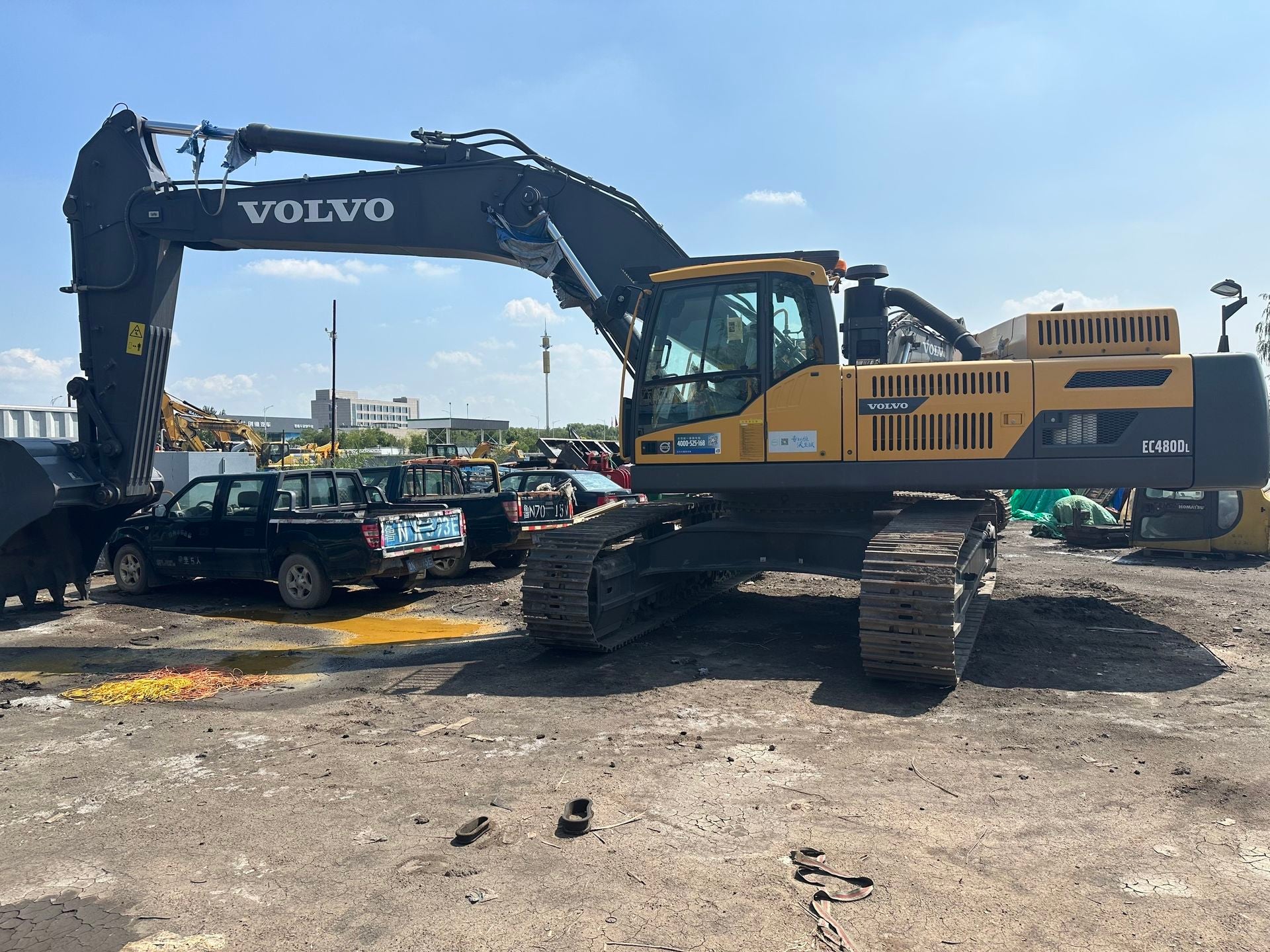 Used Volvo EC480DL Excavator for Sale detail view