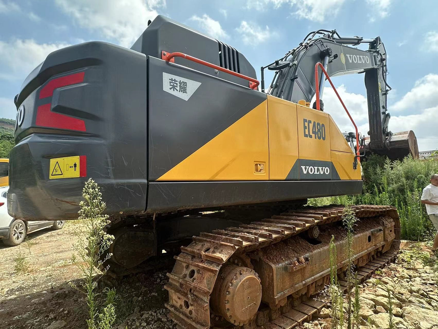 Used Volvo EC480 Excavator for Sale front view