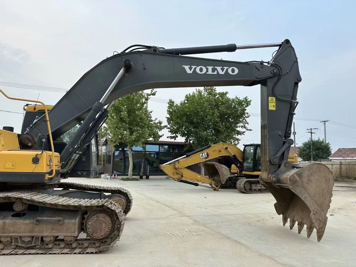 Used Volvo EC350D Excavator for Sale rear side view