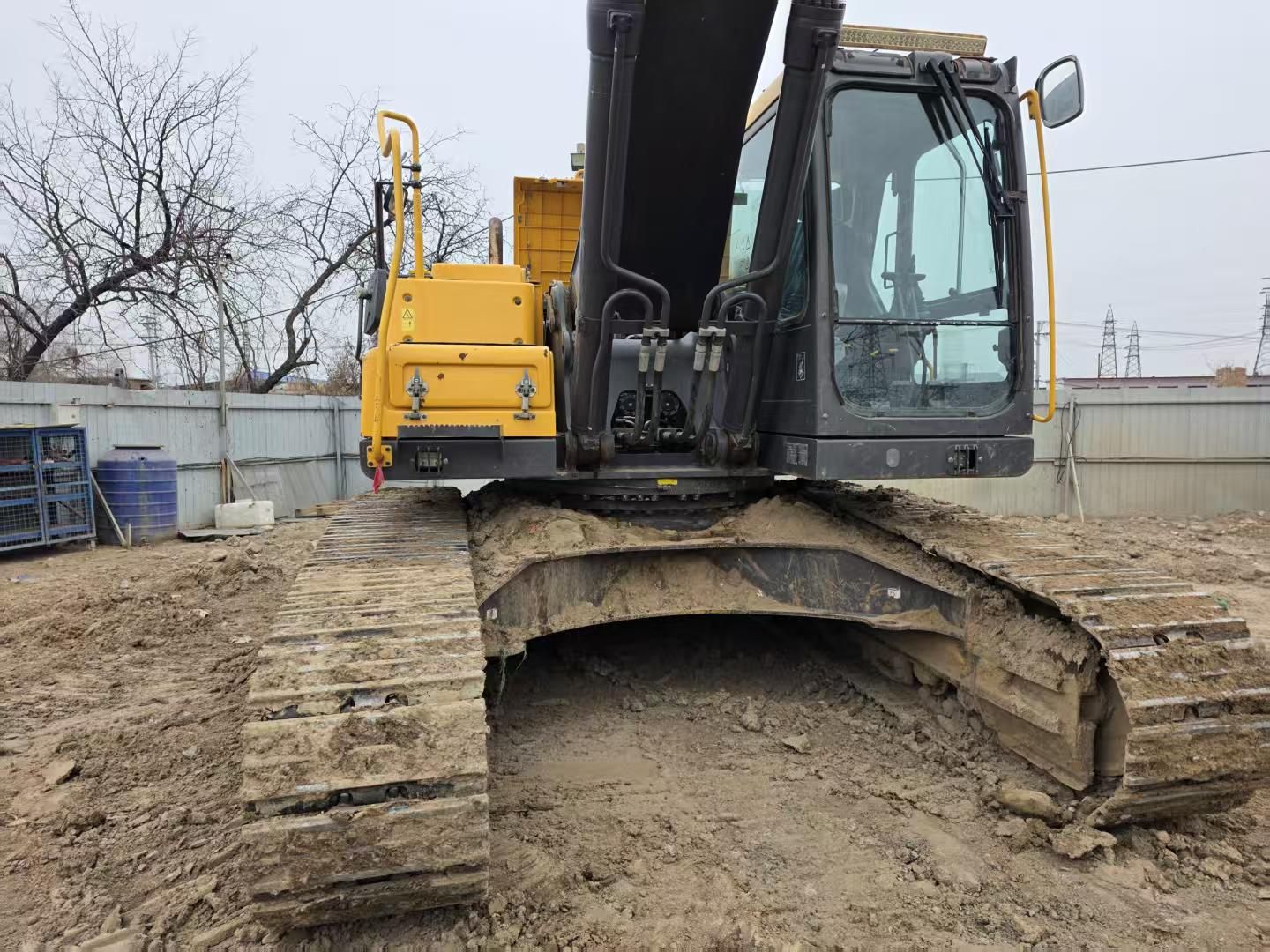 Used Volvo EC350DL Excavator for Sale rear side view