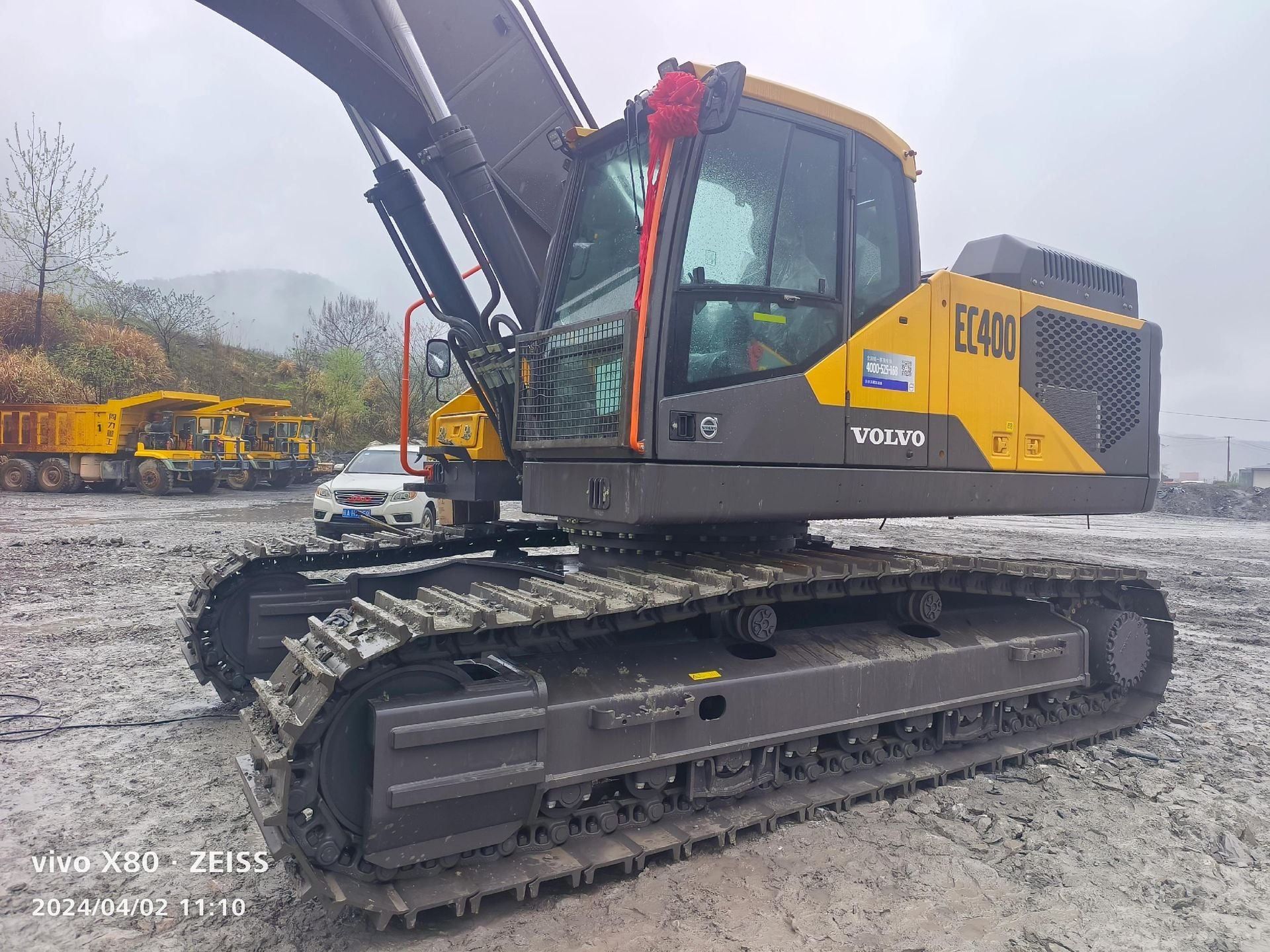 Used Volvo EC400 Excavator for Sale front view