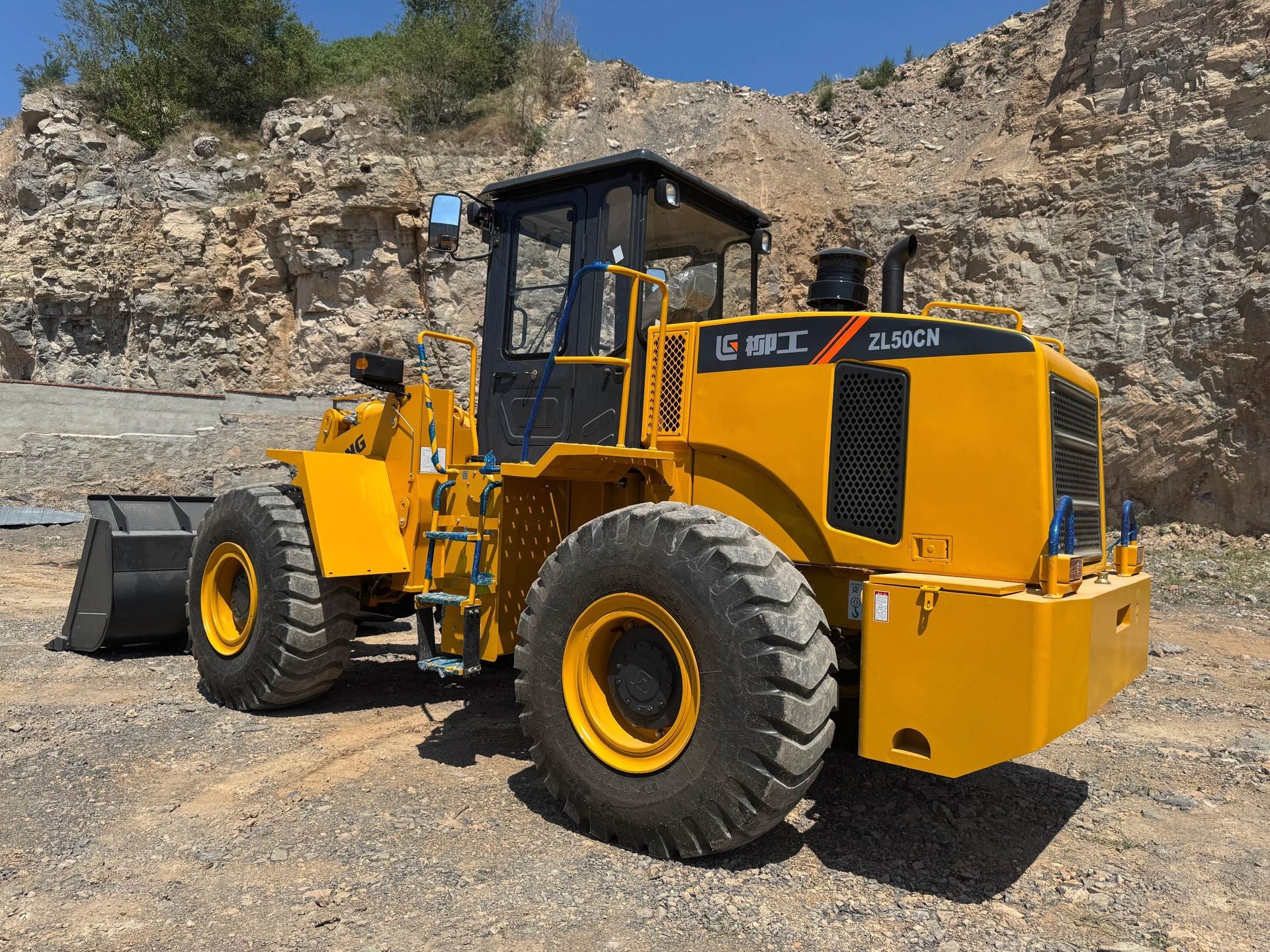 Used Liugong ZL50CN Wheel Loader for Sale rear side view