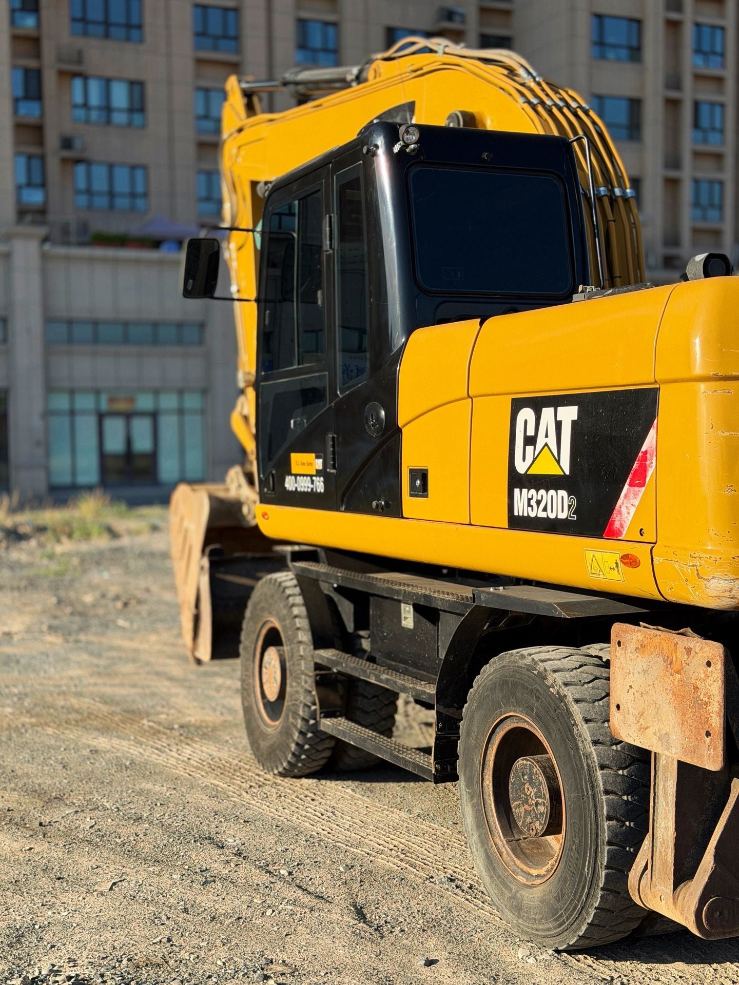 Used Caterpillar M320D2 WHEEL Excavator for Sale front view
