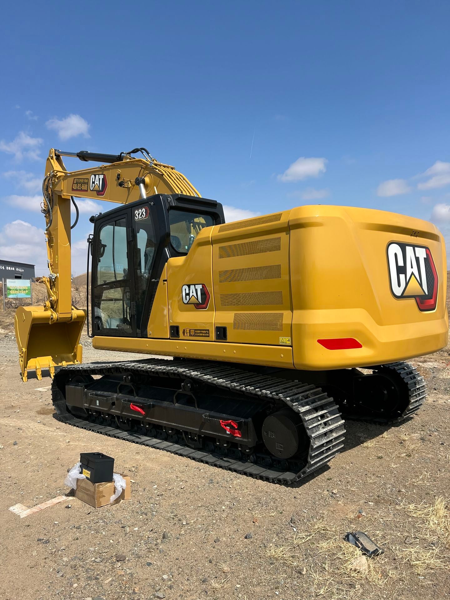New Caterpillar 323 Excavator for Sale front view