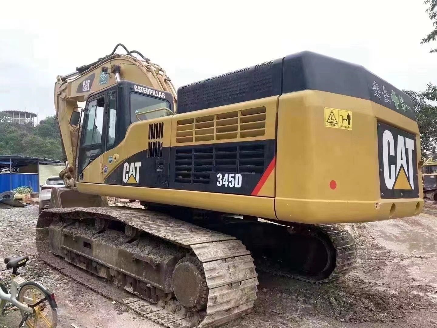 Used Caterpillar 345D Excavator for Sale front view