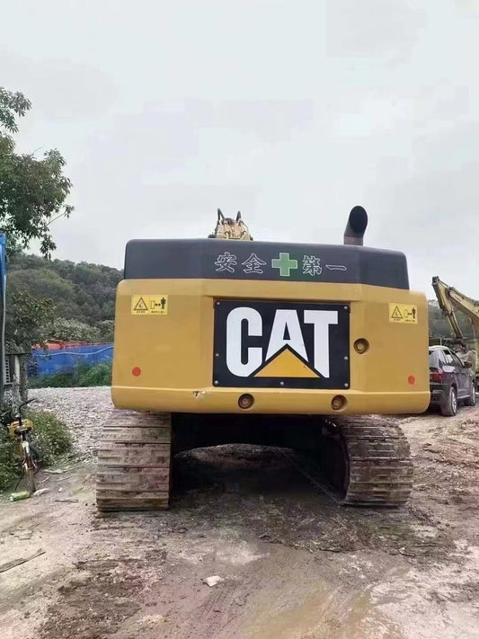 Used Caterpillar 345D Excavator for Sale rear side view