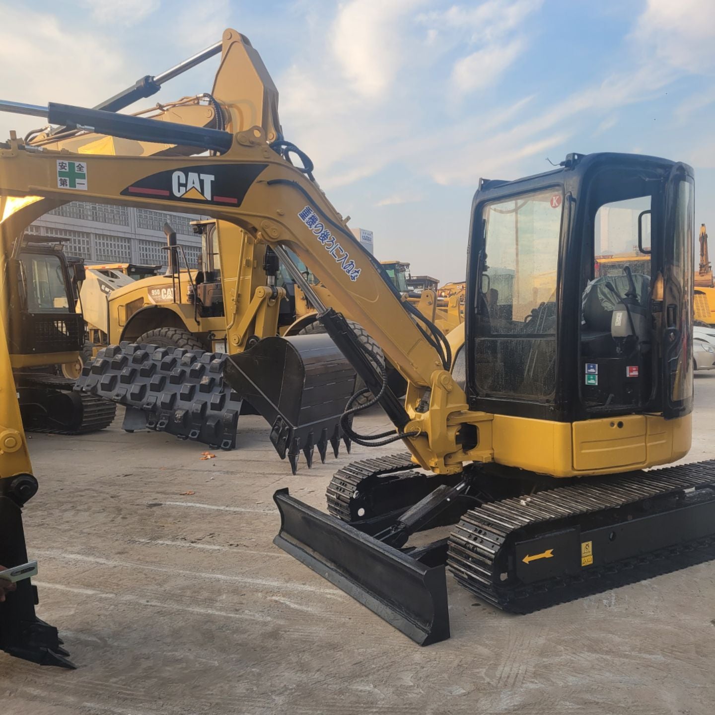 Used Caterpillar 304CCR Excavator for Sale side view