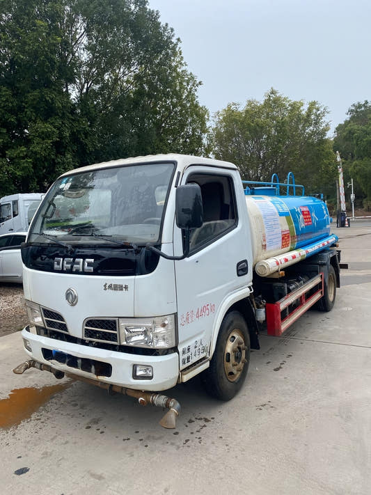 Used Dongfeng DFAC KINLAND 5CBM Water Sprinkler Truck for Sale - Alternative Stock rear side view