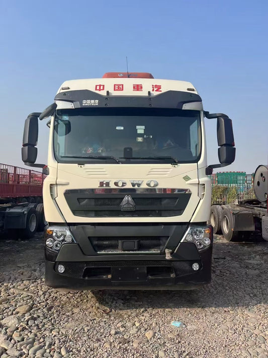 New Sinotruk 440HP Dump Truck for Sale rear side view