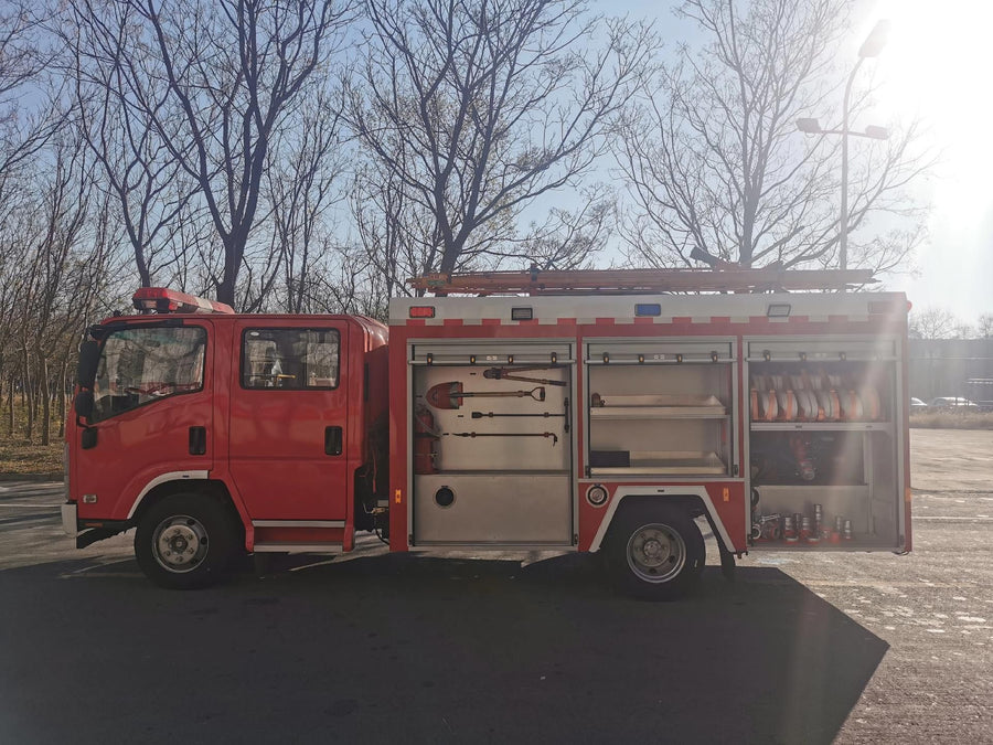 Used Isuzu ELF DOUBLE CAB Fire Truck for Sale | Isuzu ELF DOUBLE CAB Price detail photo 5