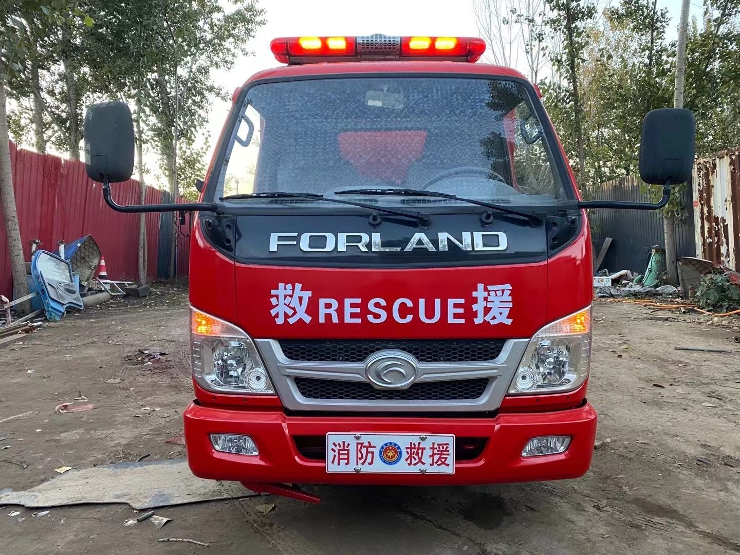 Used FOTON FORLAND Light Water Tank Fire Truck