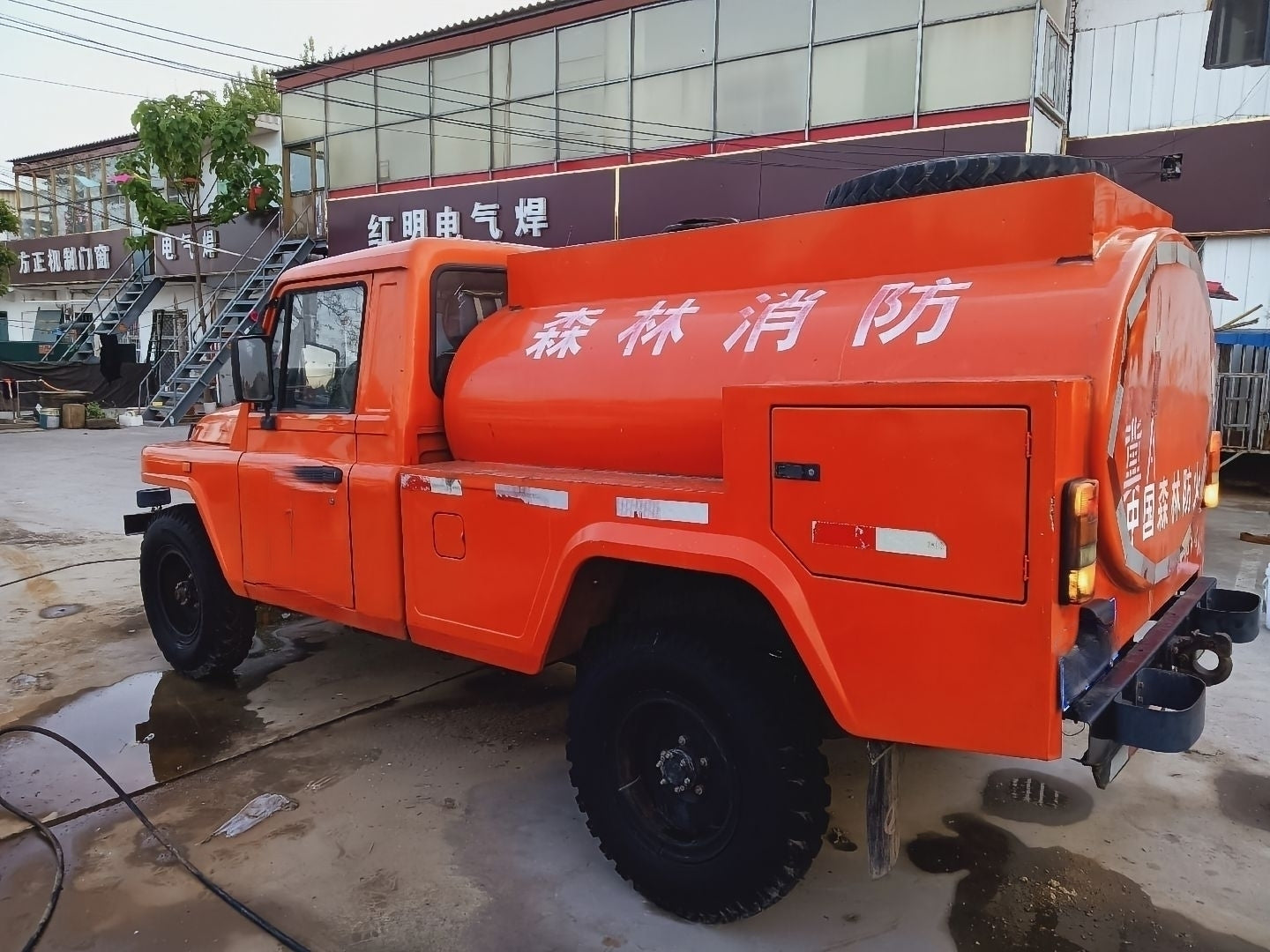 Used Baw BJ212 4×4 OFF-ROAD FOREST Fire Water Tank Truck for Sale detail view