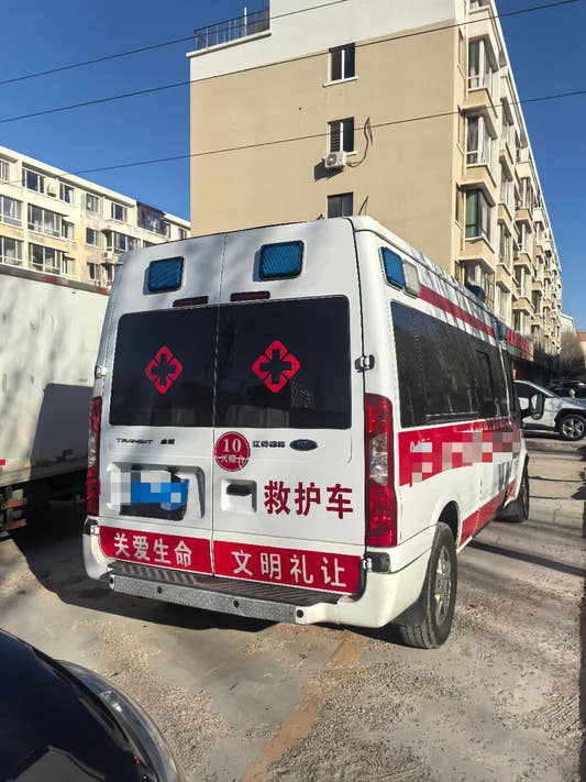 Used Ford TRANSIT V348 Ambulance for Sale rear side view