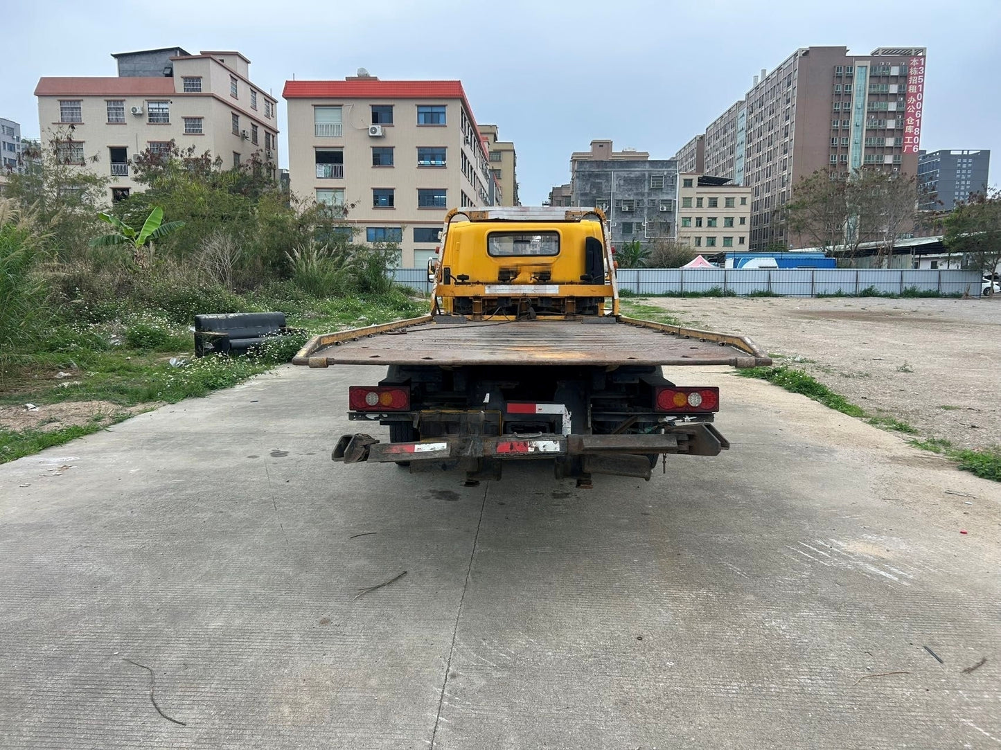 Used JMC Kairui Flatbed Road Wrecker Truck