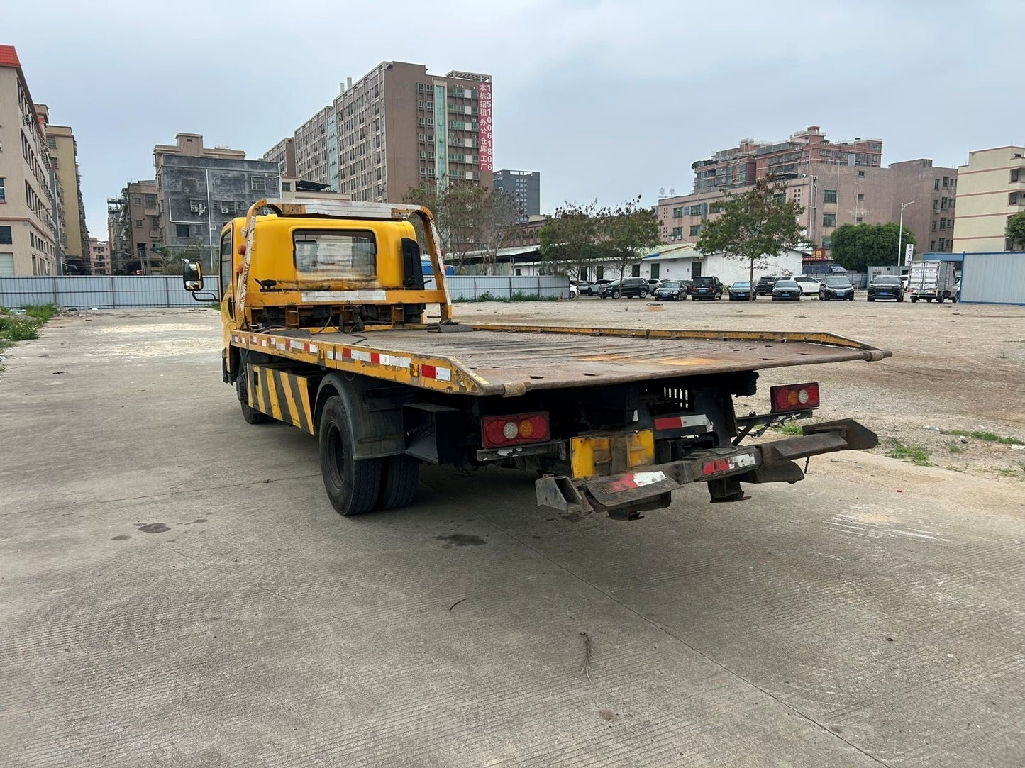 Used JMC Kairui Flatbed Road Wrecker Truck
