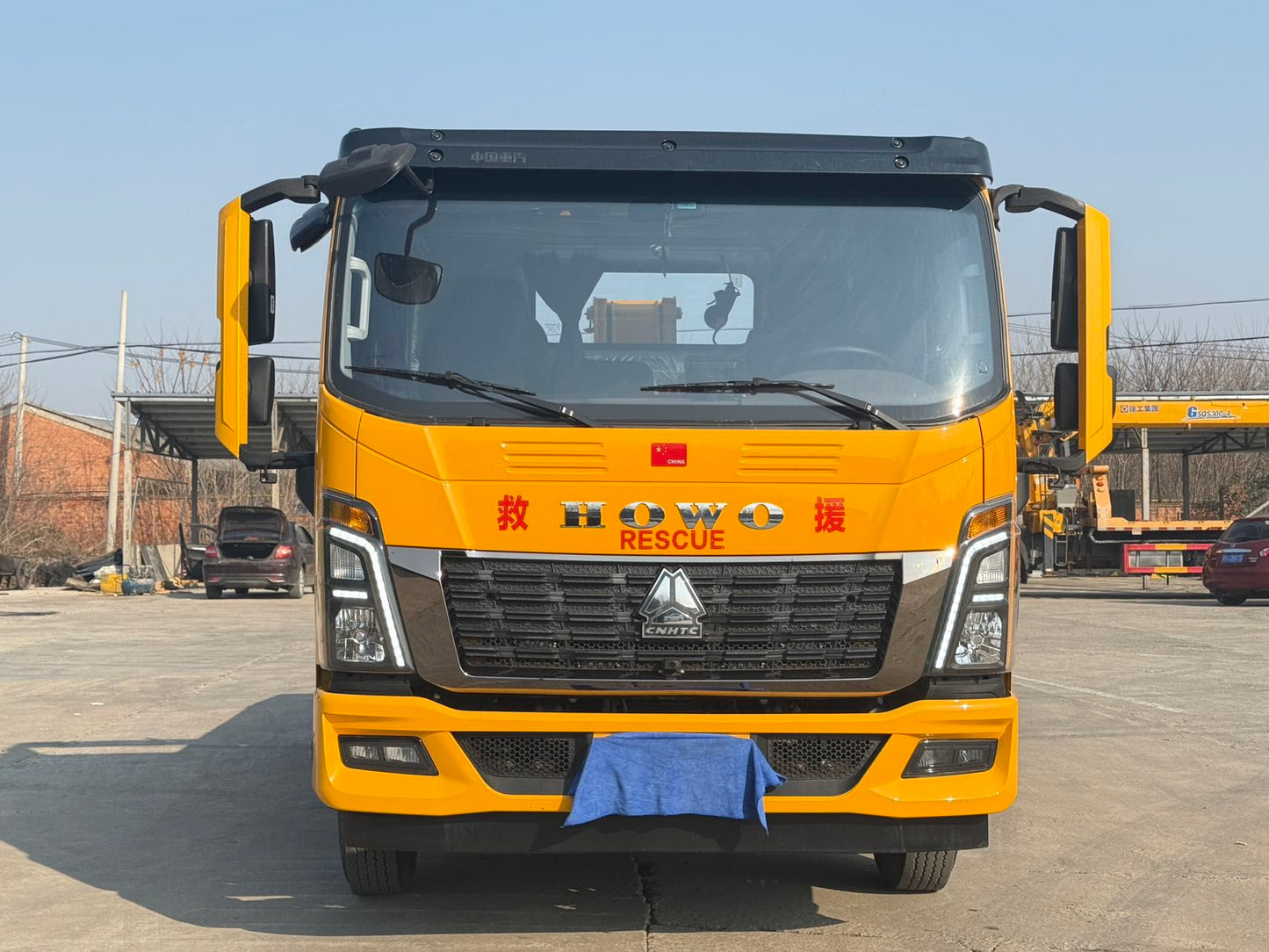 Used HOWO TONGSHUAI Heavy-duty Full Landing Wrecker